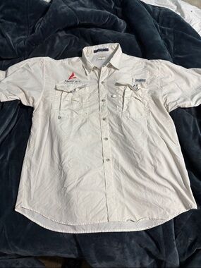 Men's Casual Button-Down Shirt - White